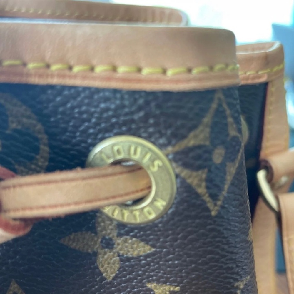 👑✅PRICE FIRM ✅AUTHENTIC Louis Vuitton Monogram Mini Noe Bag - Picture 8 of 17